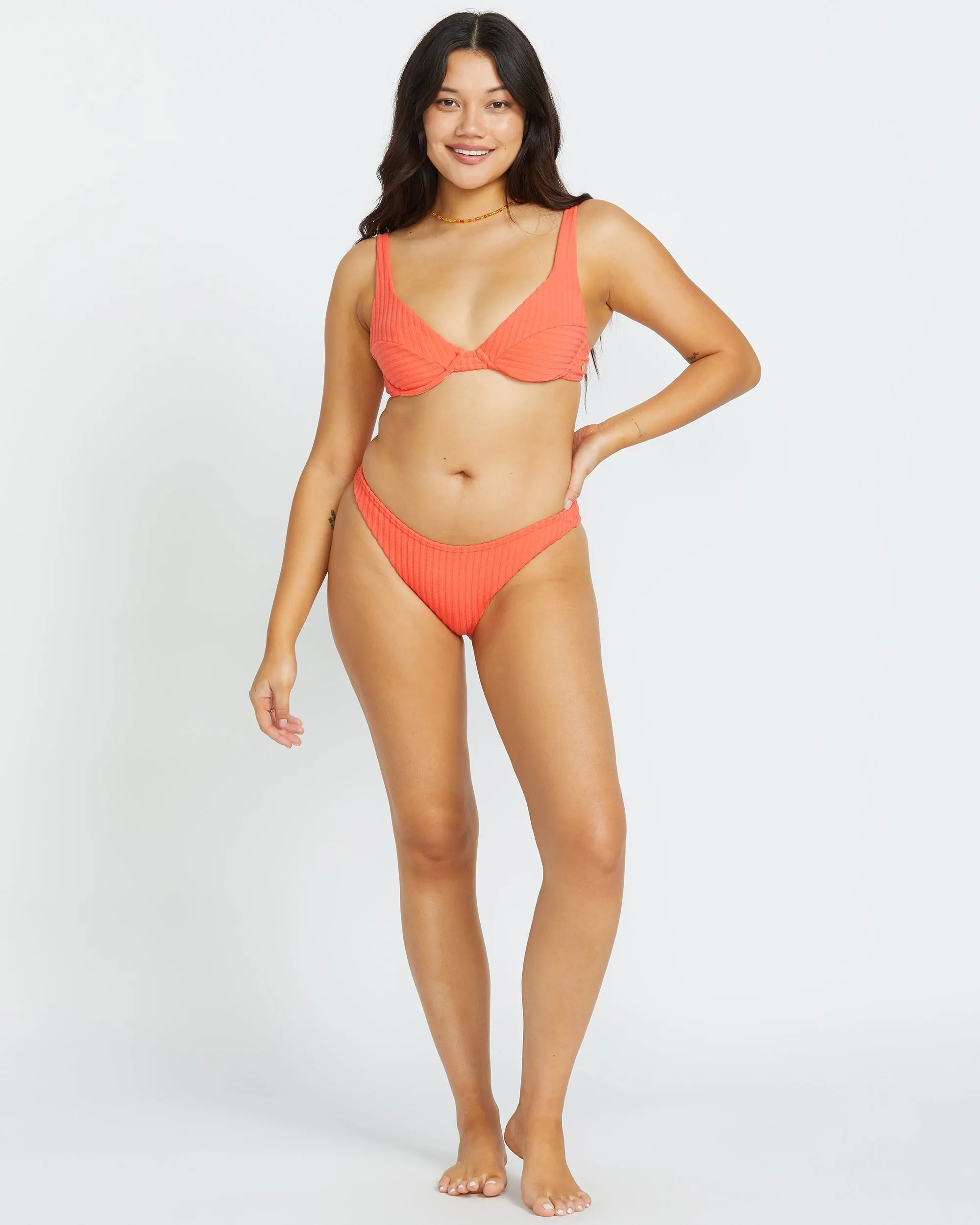 In The Loop Marina Underwire Bikini Top - Papaya Billabong