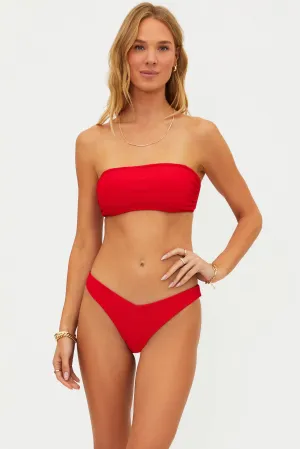 Kelsey Top Red Beach Riot
