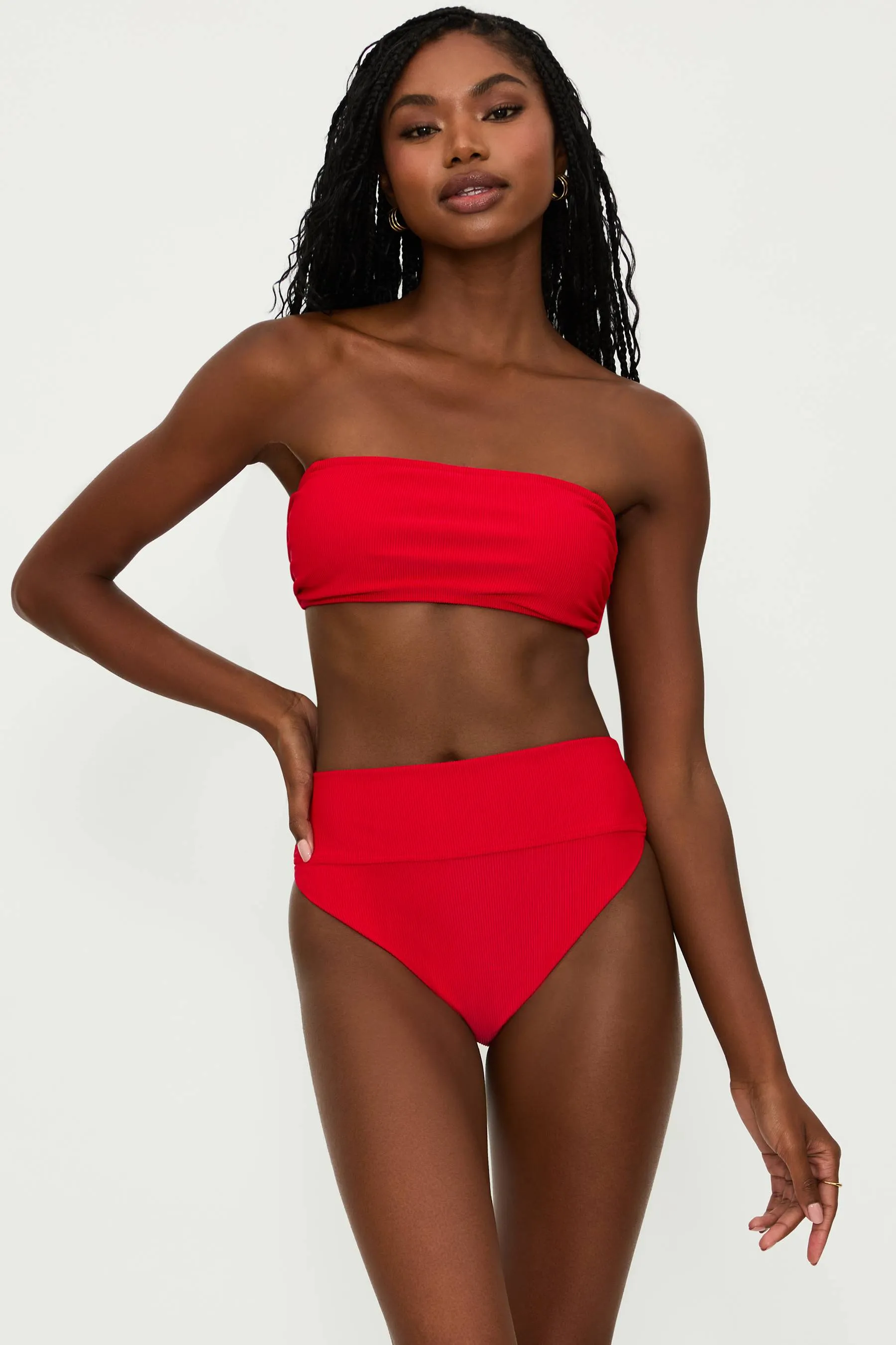 Kelsey Top Red Beach Riot