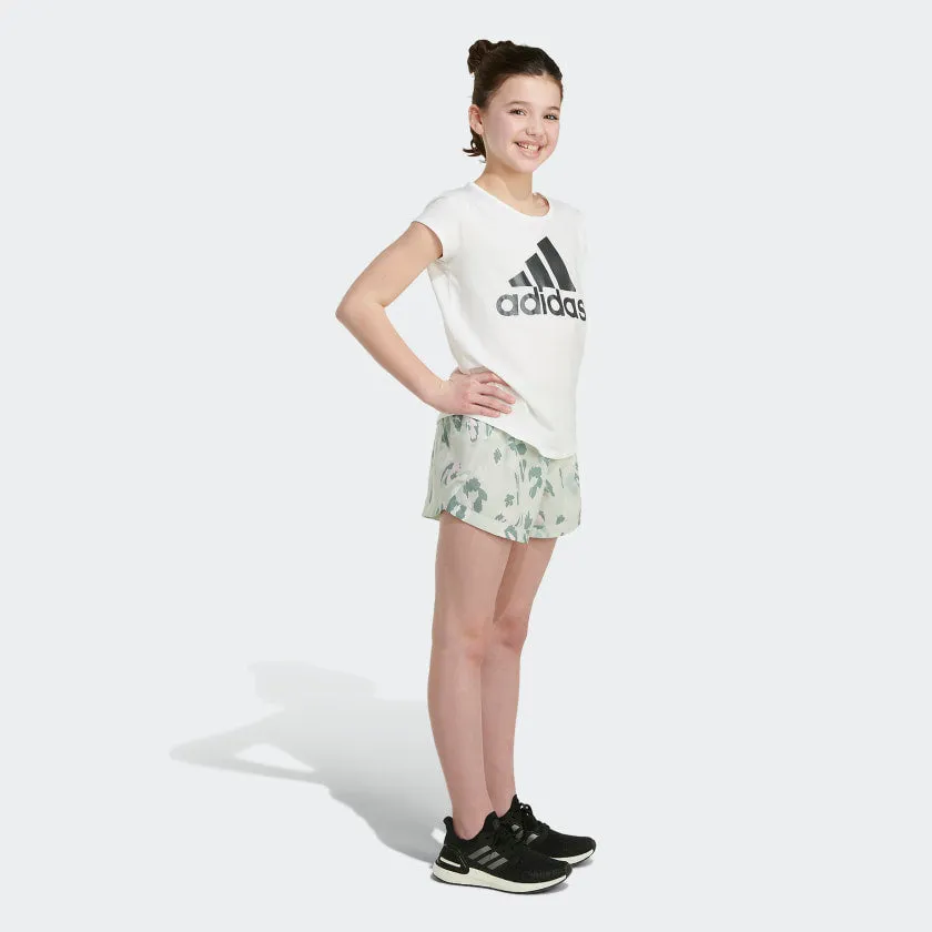 Kids' adidas Allover Print Woven Shorts