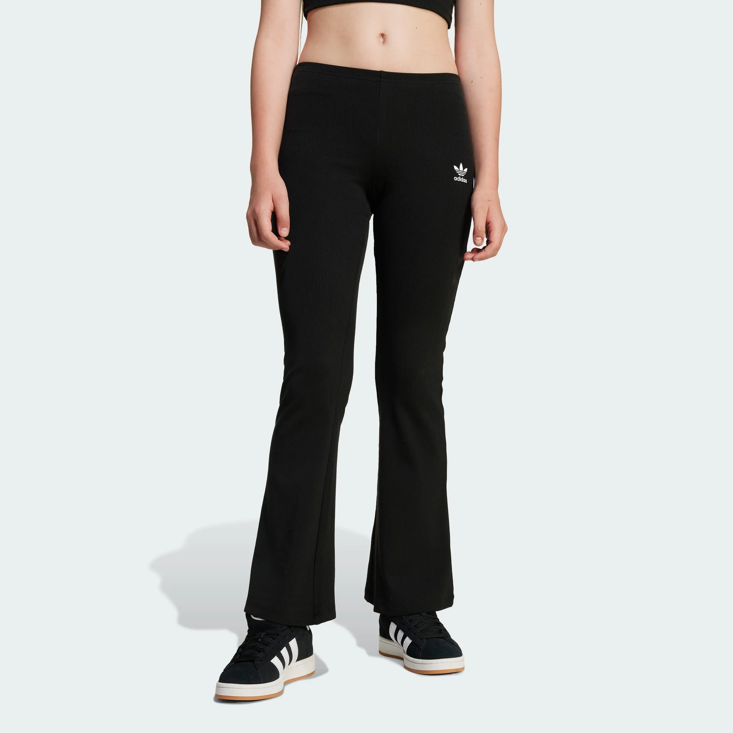 Kids' adidas Ribbed Flared Pants Kids