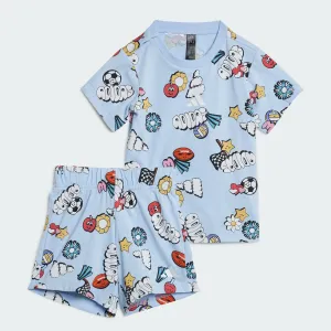 Kids' adidas Seasonal Essentials Fun Allover Print Set Kids