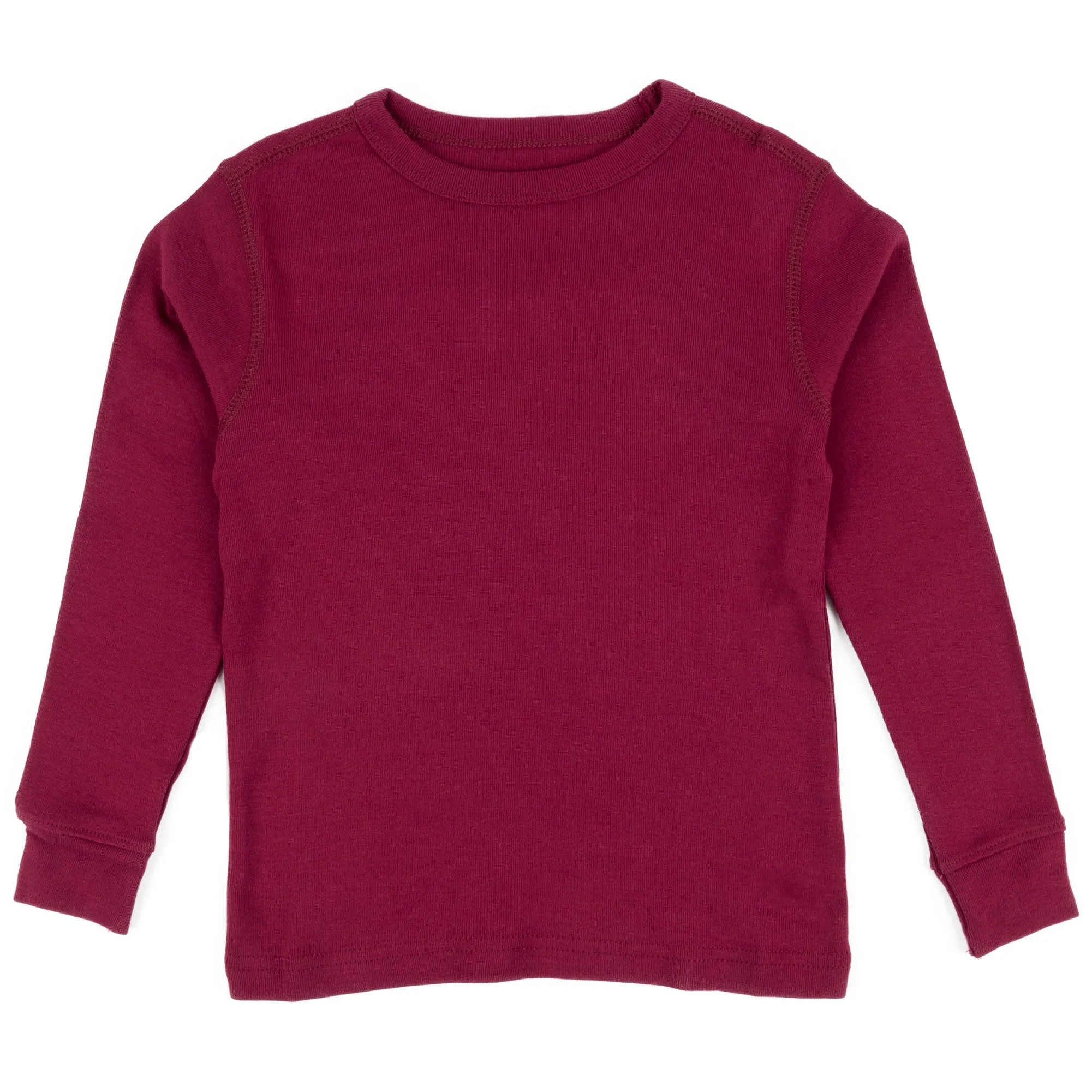 Kids Long Sleeve T-Shirt Classic Solid Color