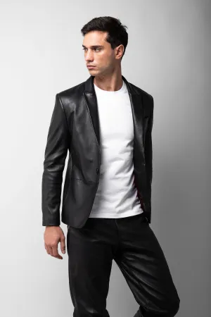 Leather Blazer