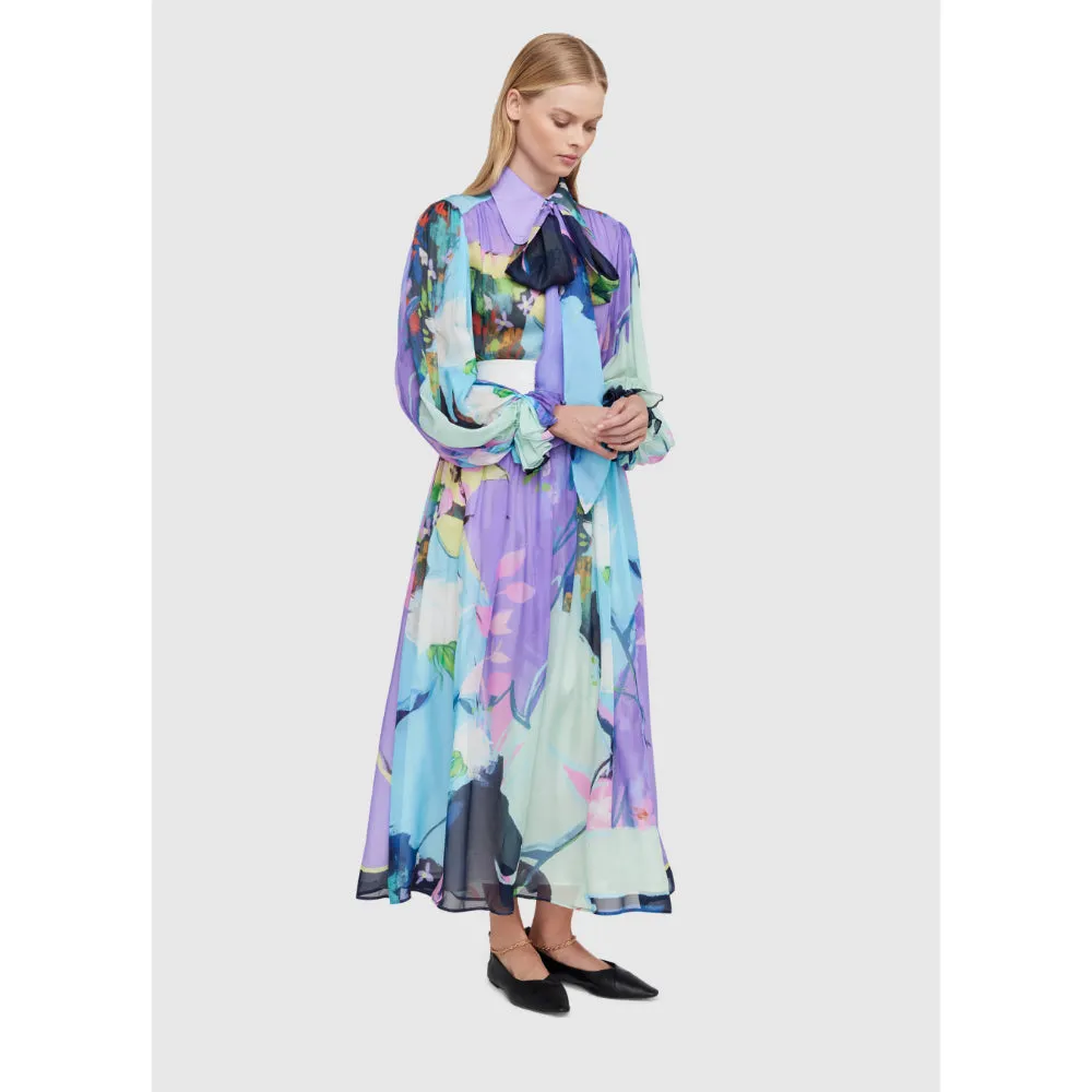 Leo Lin Illusory Midi Dress