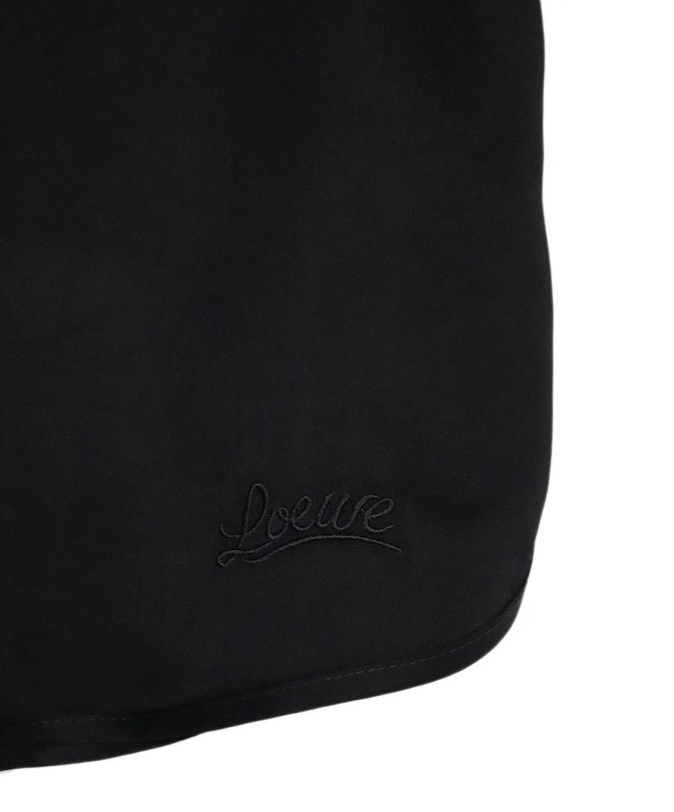 Loewe Black Silk Shorts sz 4