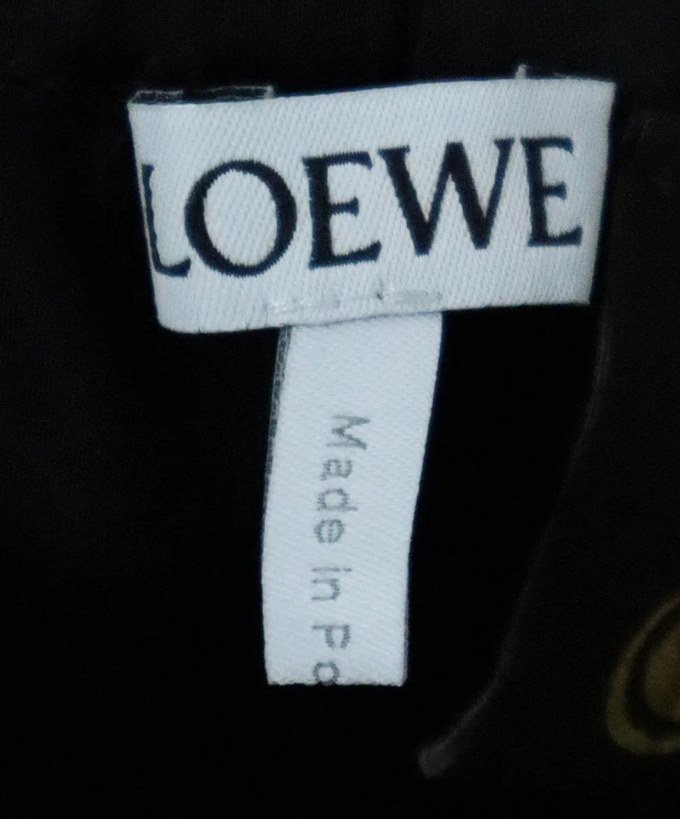 Loewe Black Silk Shorts sz 4