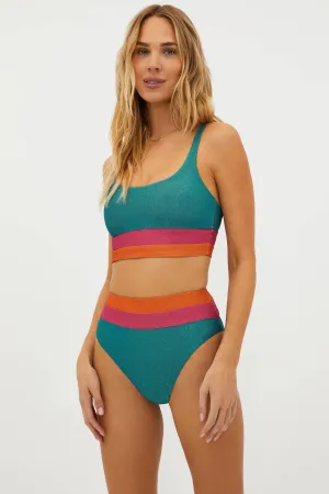 Mackenzie Top Sorbet Sea Colorblock Shine Beach Riot
