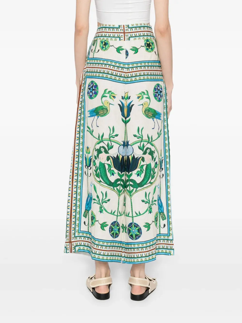 Maria Pants in Off White Multi