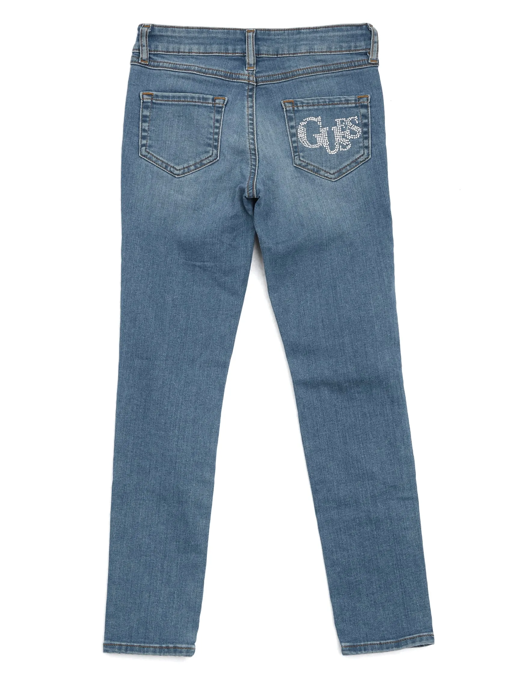 MiniMe Distressed Skinny Jeans (7-16)