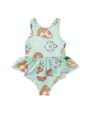Monica   Andy Ruffle Skirt Swimsuit