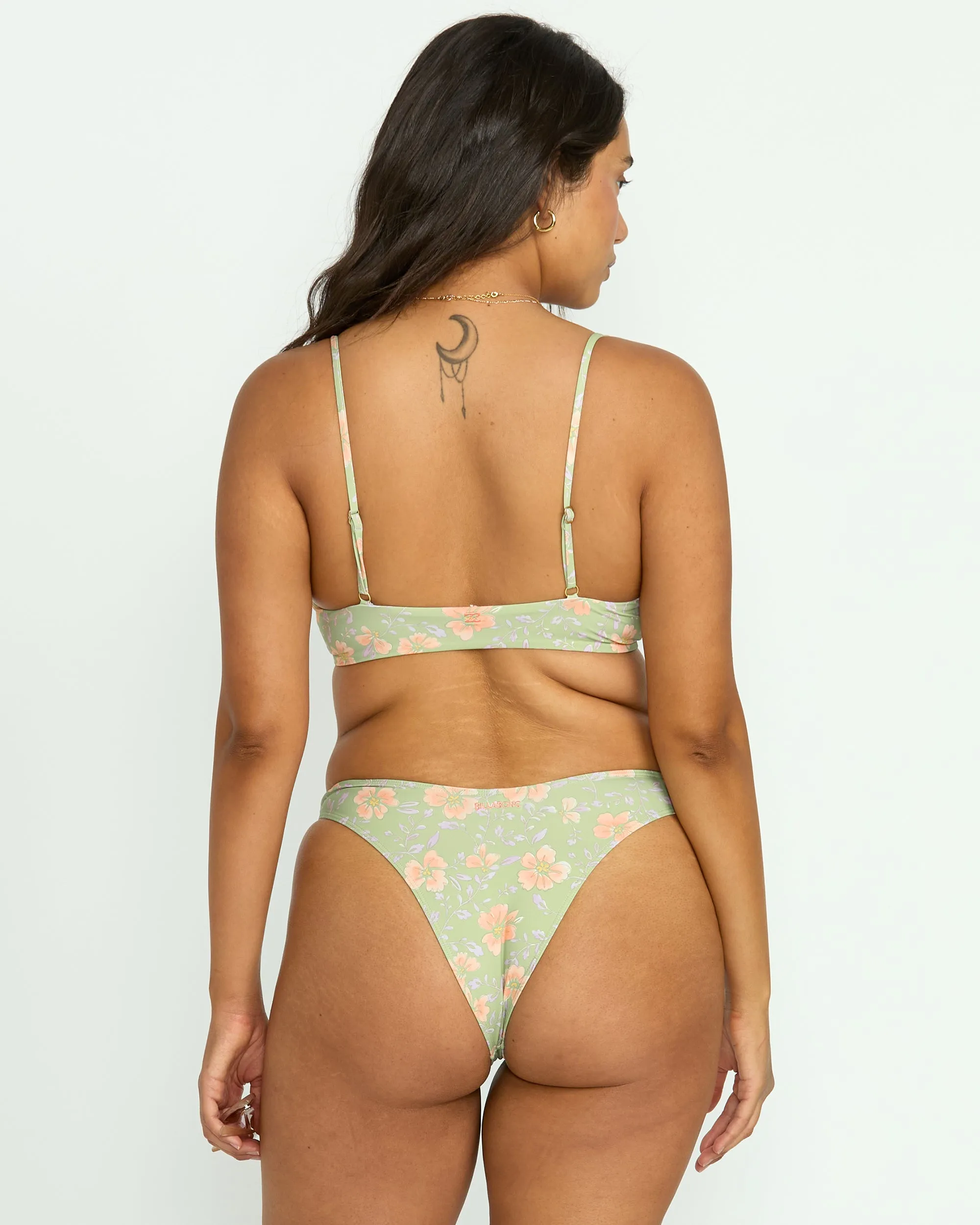 More To Sea Cami Plunge Bikini Top - Pistachio Billabong