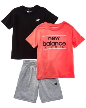 New Balance 3pc T-Shirt & Short Set