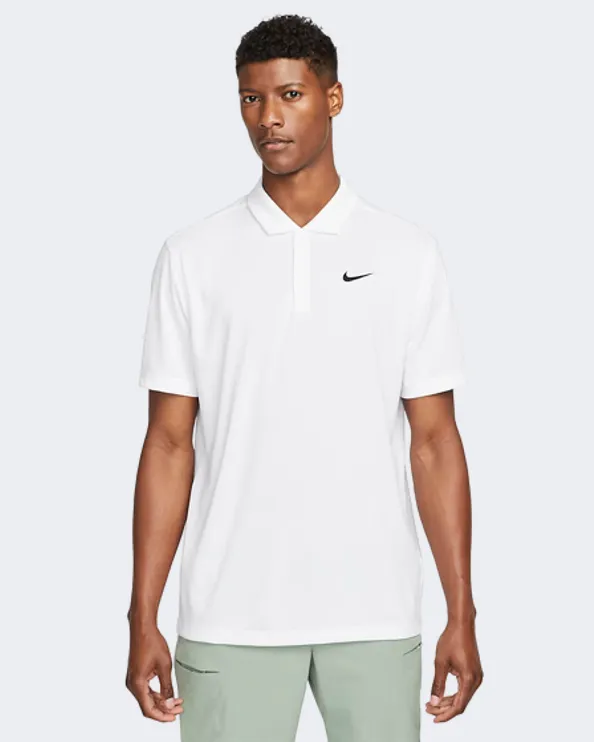 Nike Court Dri-Fit Men Tennis Polo Short Sleeve White