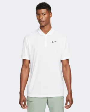 Nike Court Dri-Fit Men Tennis Polo Short Sleeve White