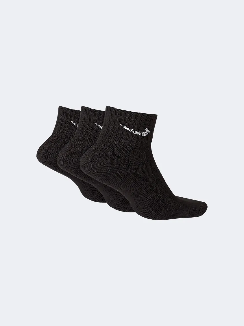 Nike Cushioned Ankle Unisex Training Sock Black/White