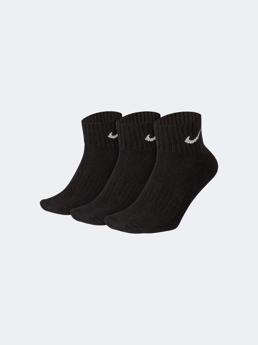Nike Cushioned Ankle Unisex Training Sock Black/White