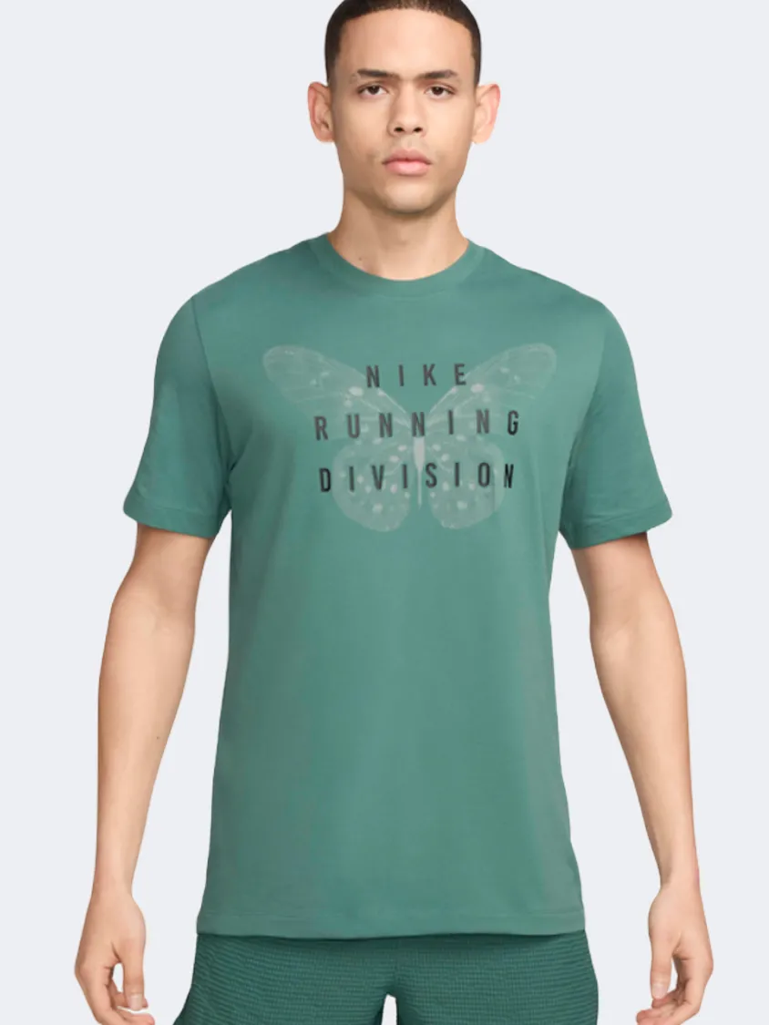 Nike Df Run Division Men Running T-Shirt Bicoastal