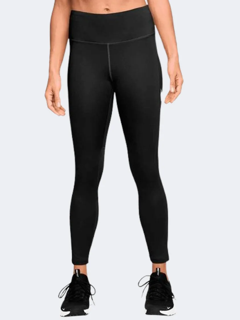 Nike Fast Mid Rise Women Running 7/8 Tight Black
