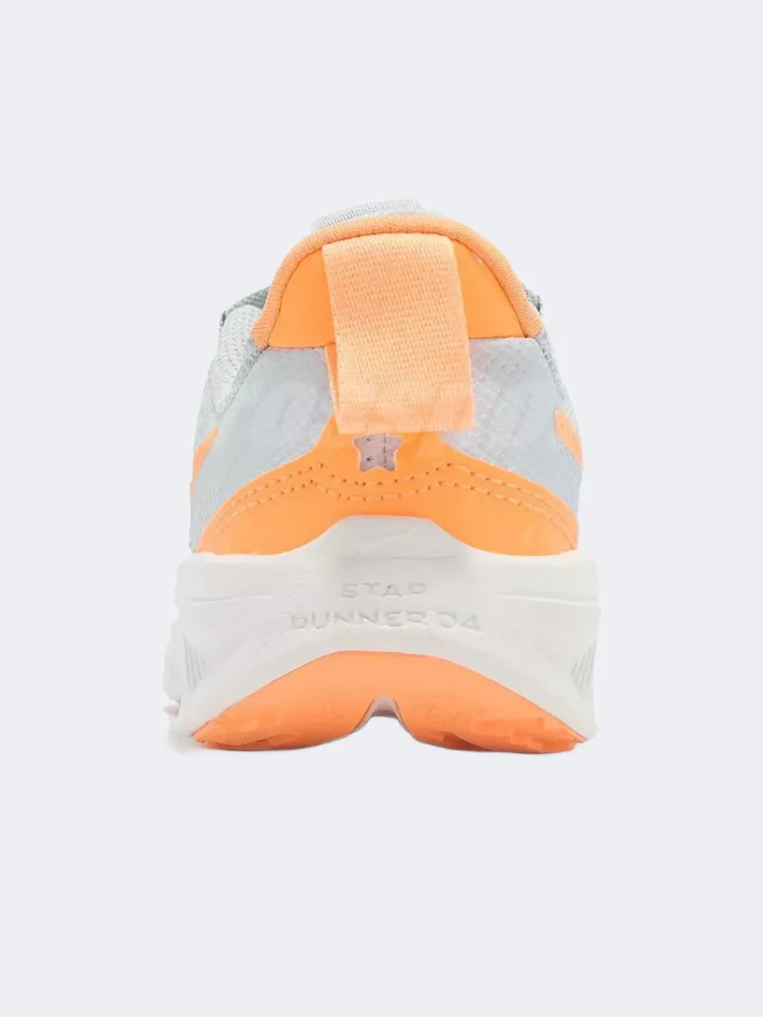 Nike Star Runner 4 Ps-Girls Running Shoes Grey/Peach Cream