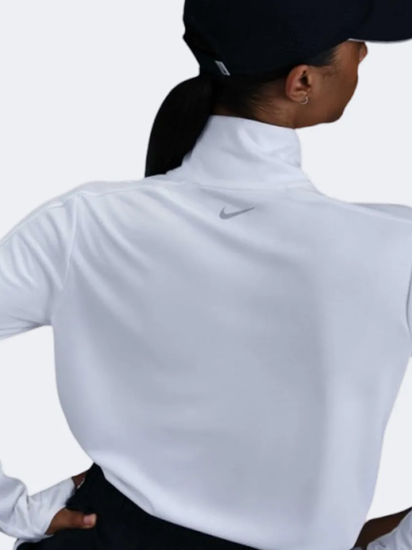 Nike Swoosh Women Running Long Sleeve White