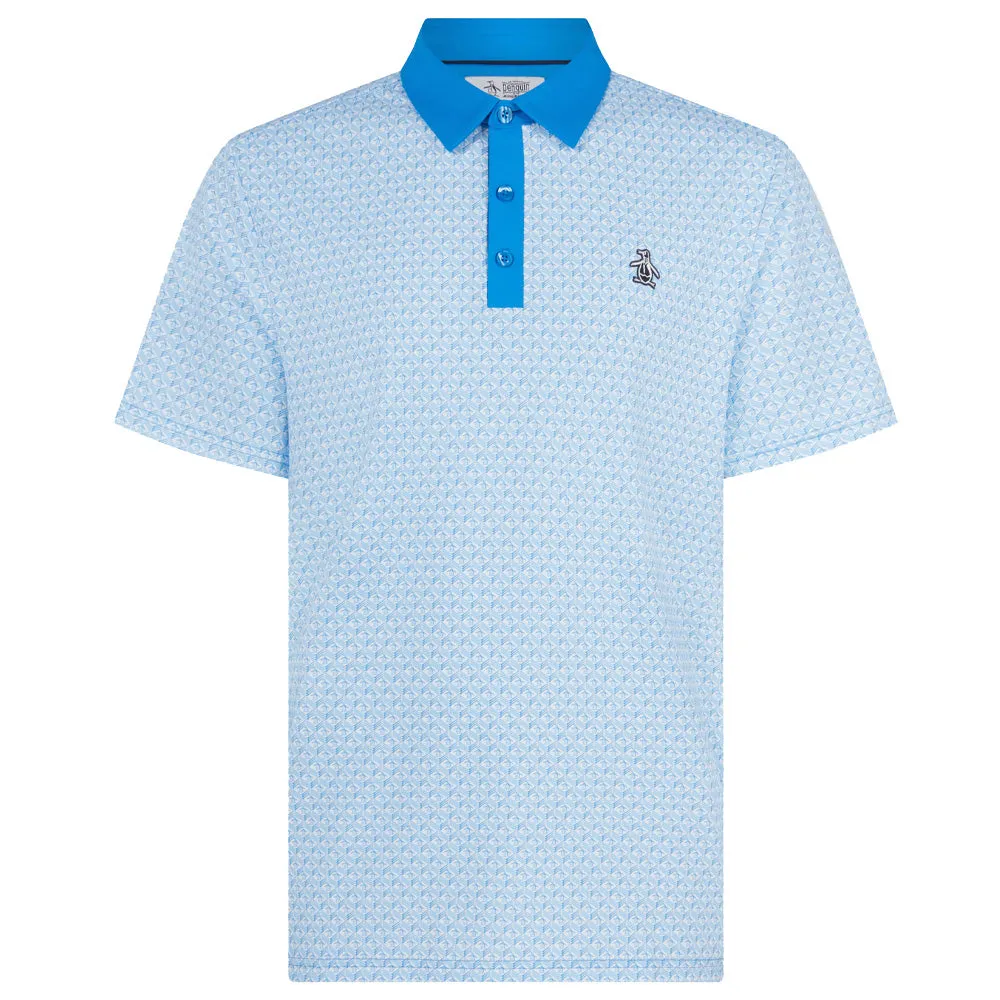 Original Penguin Petes Tee Time Polo Shirt - French Blue