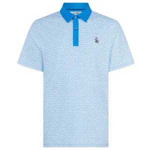 Original Penguin Petes Tee Time Polo Shirt - French Blue