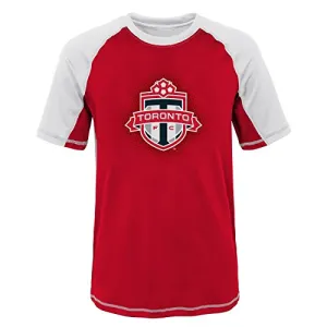 Outerstuff MLS Youth Boys (8-20) Toronto FC Short Sleeve Rash Guard