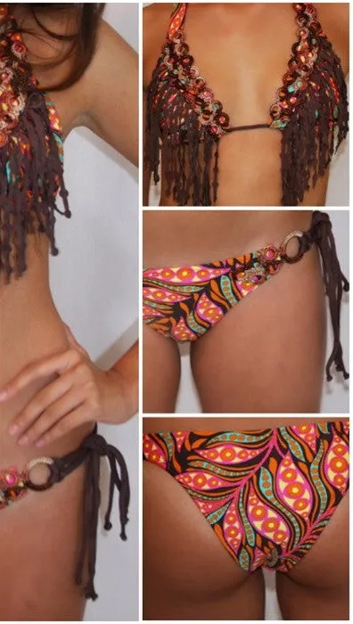 Paradizia Tribal Halter Bikini