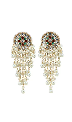 PEARL FRINGE EARRINGS Gloria Lanvin
