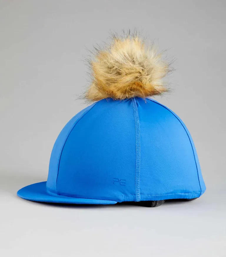 PEI Jersey Hat Silk with Faux Fur Pom Pom - helmet covers