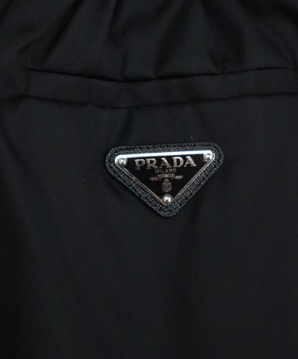 Prada Black Nylon Shorts sz 4