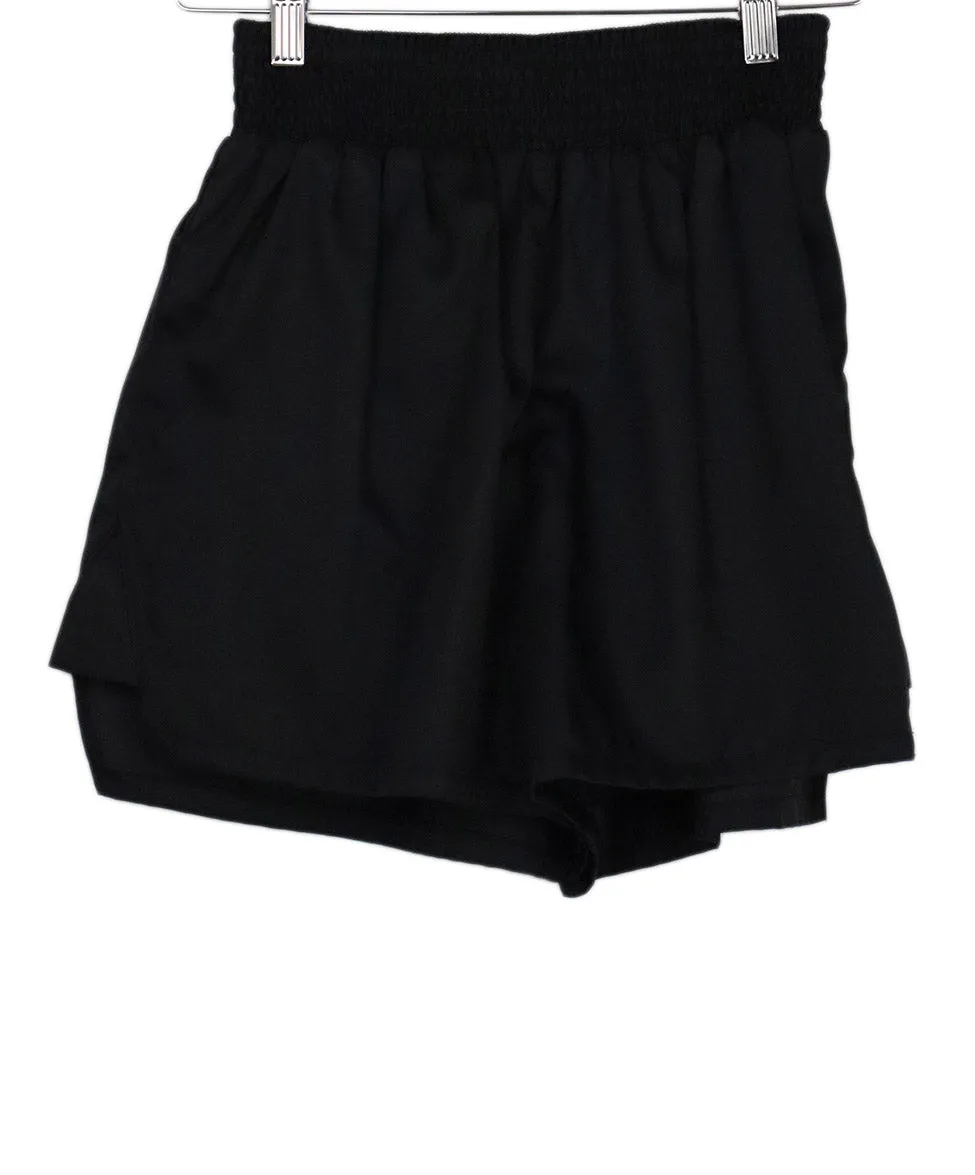 Prada Black Nylon Shorts sz 4
