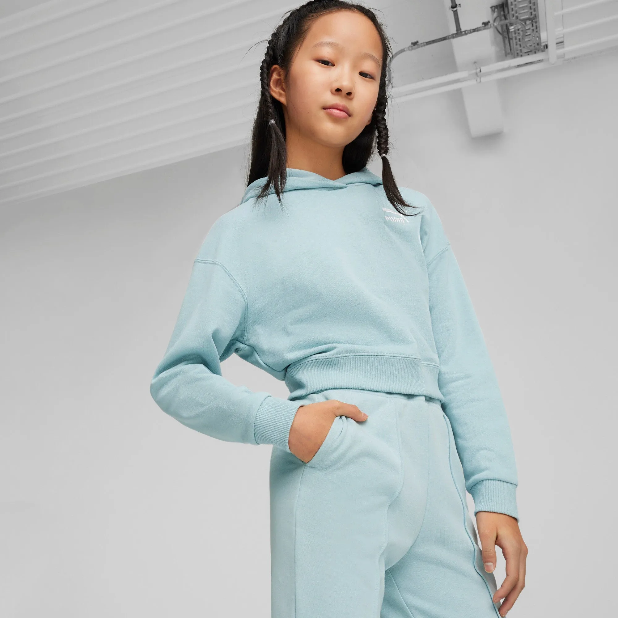 PUMA Big Kids' Girls' BETTER CLASSICS Hoodie
