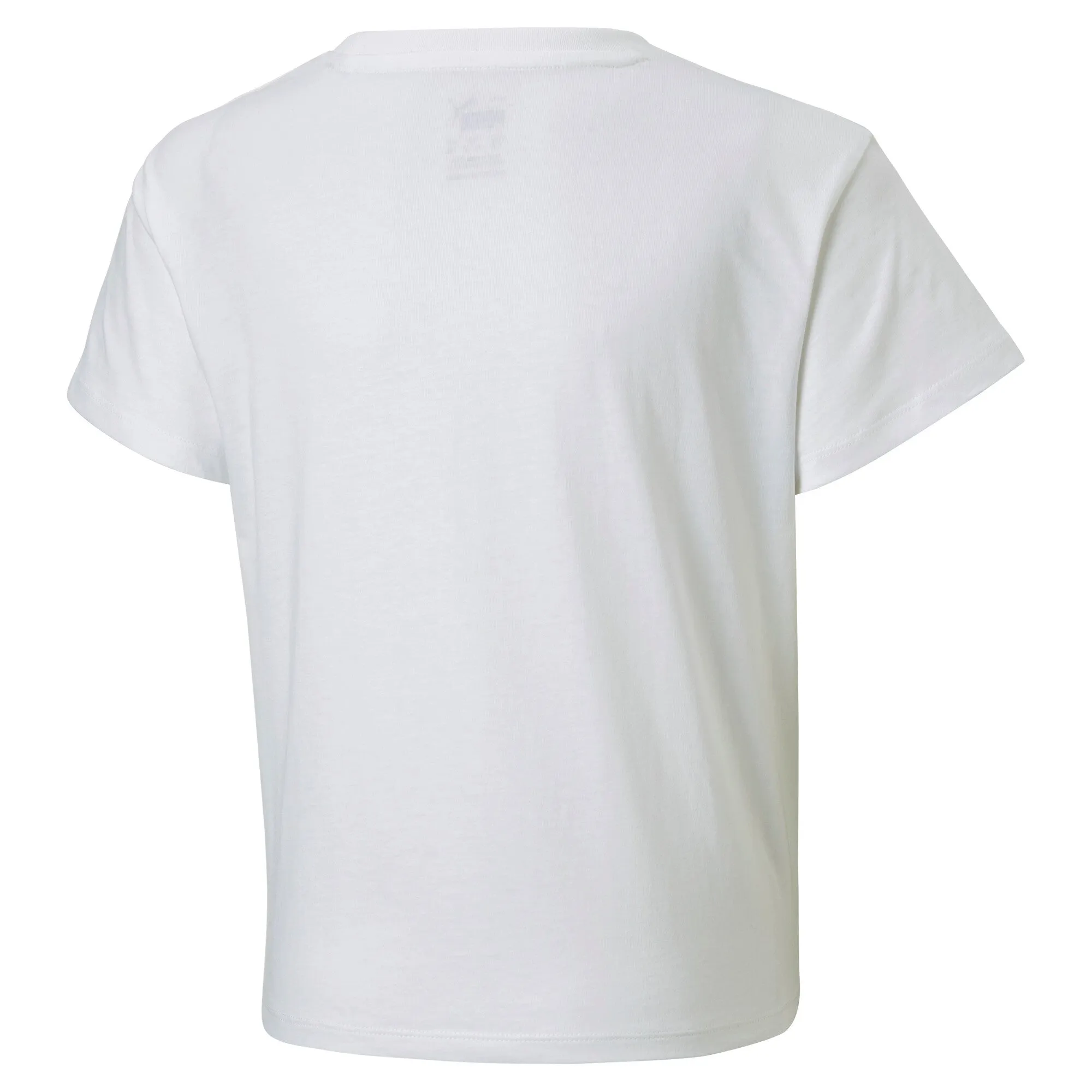PUMA Big Kids' Girls' Essentials  Logo Knotted Tee