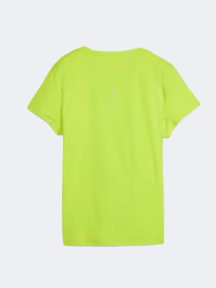 Puma Run Favorite Velocity Women Running T-Shirt Lime Pow