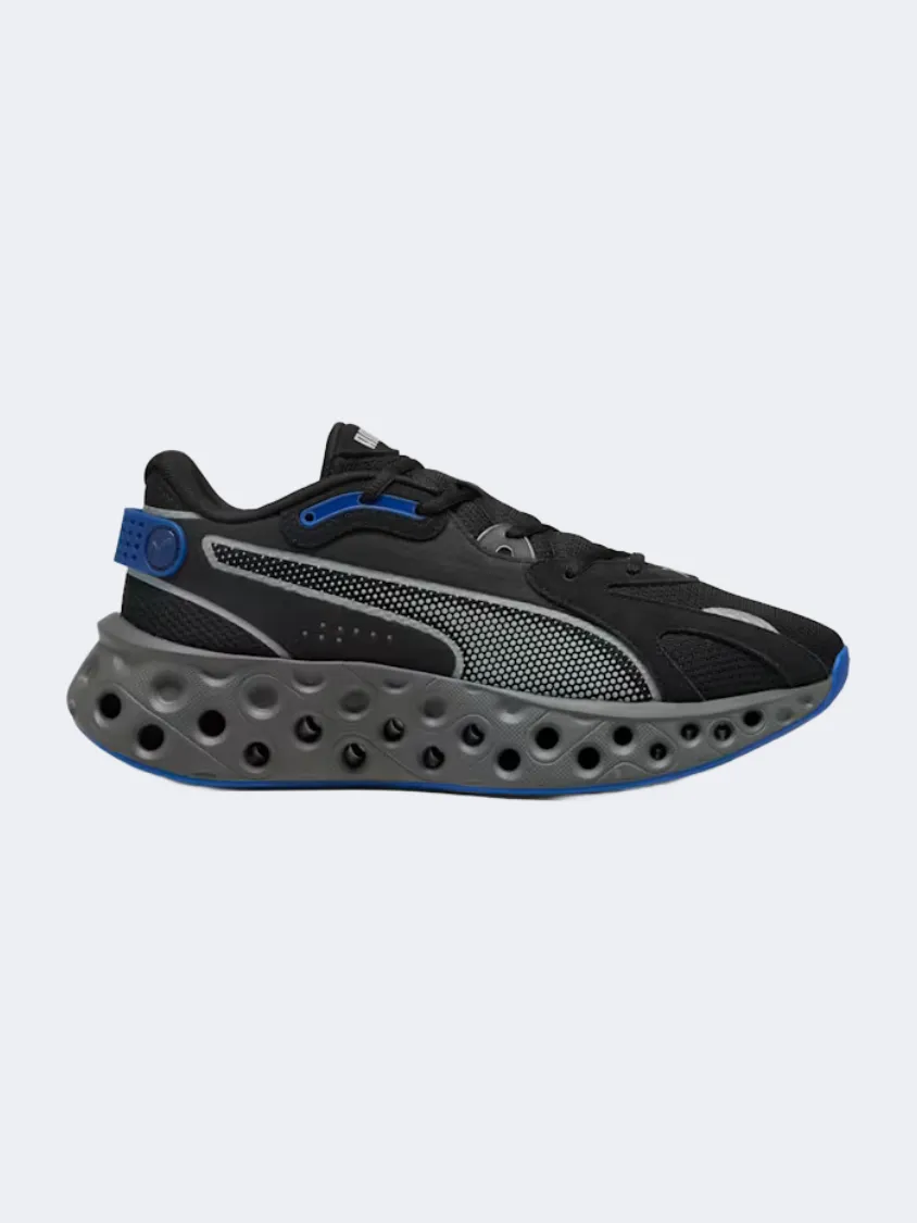 Puma Softride Frequence Men Running Shoes Black/Blue