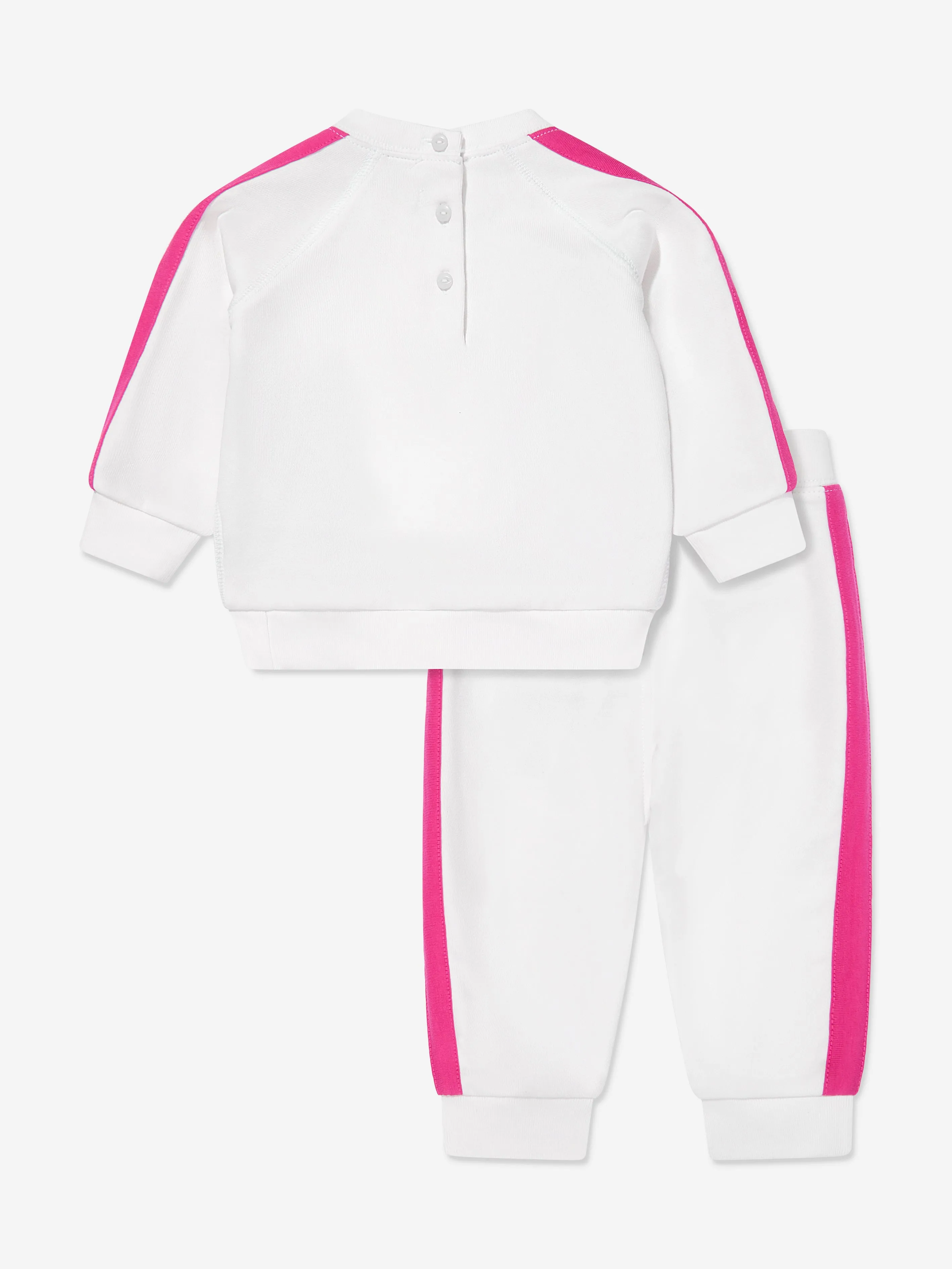 Ralph Lauren Baby Girls Big Pony Tracksuit in White