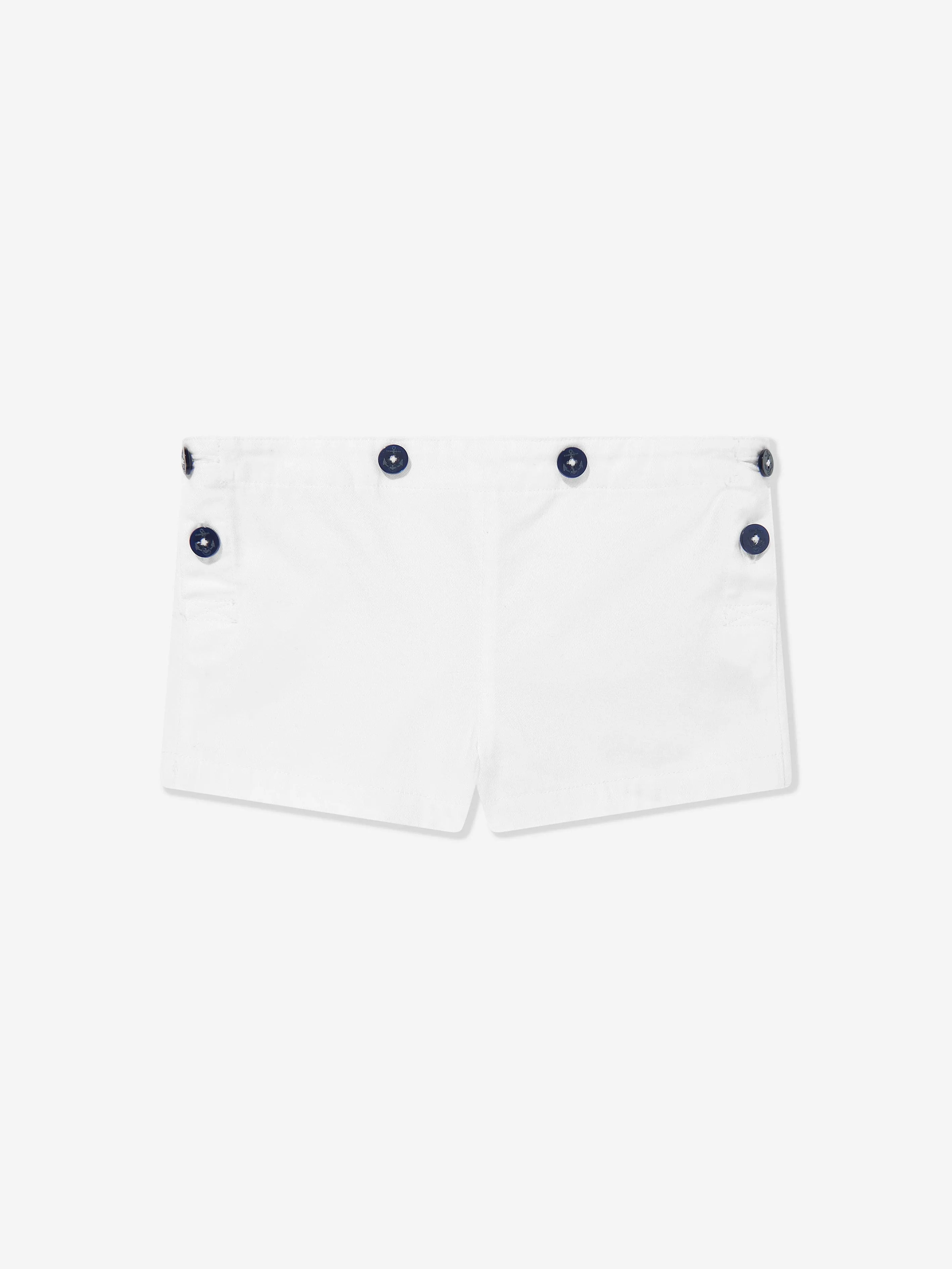 Ralph Lauren Baby Girls Striped T-Shirt and Shorts Set in Navy