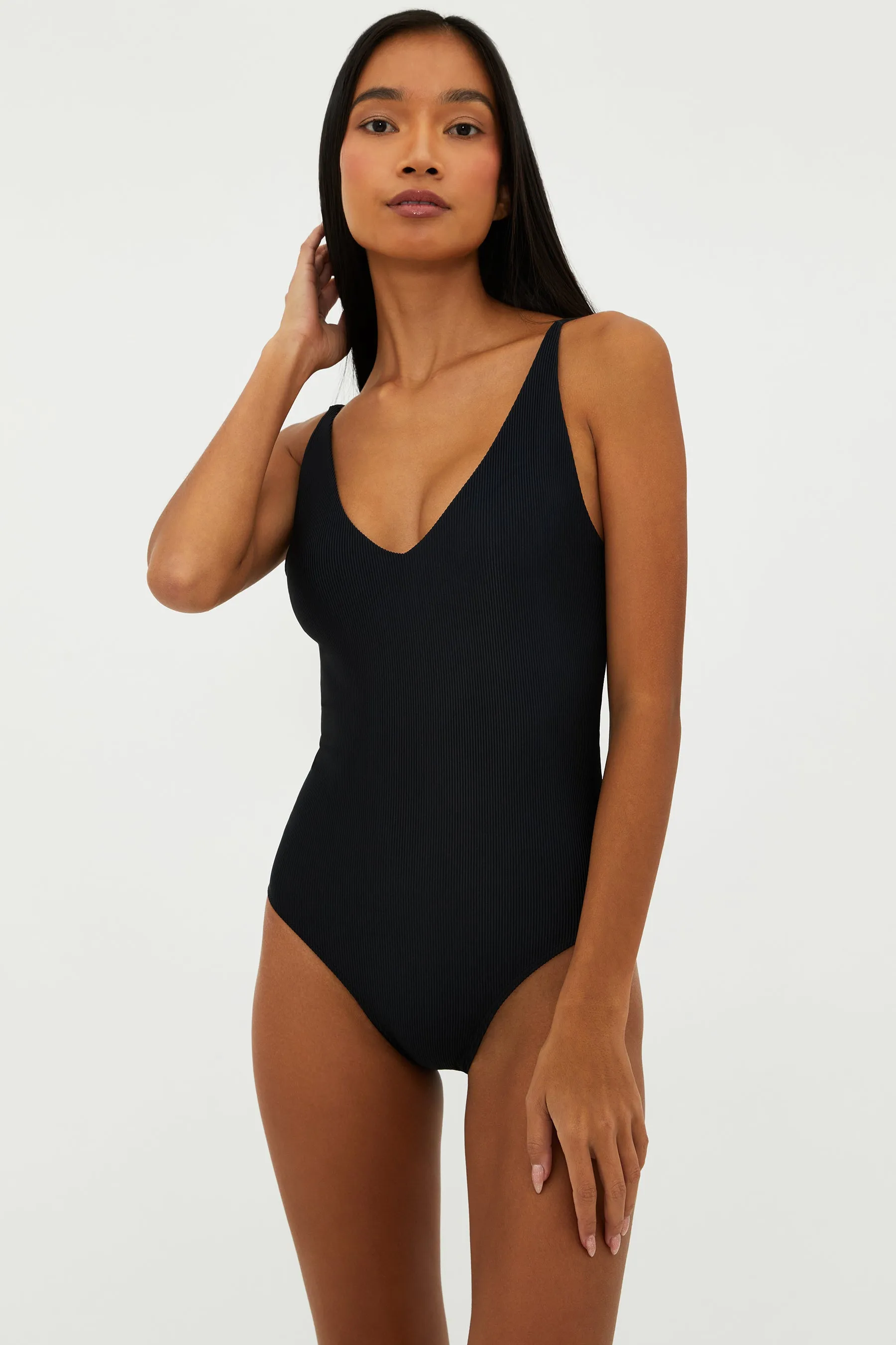 Reese One Piece Black Beach Riot