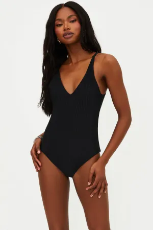 Reese One Piece Black Beach Riot