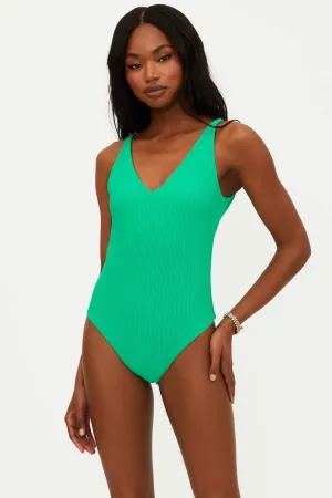 Reese One Piece Technicolor Green Beach Riot