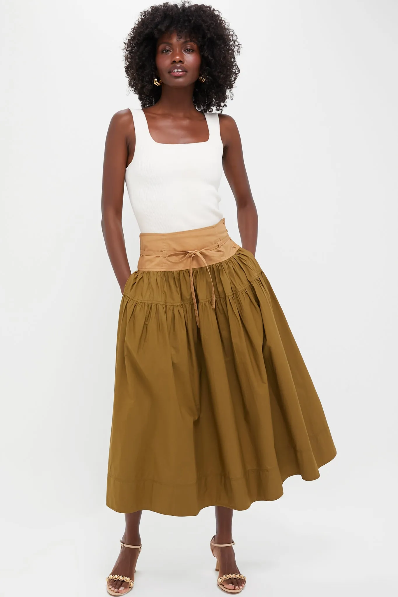 Sahara Colorblock Angeline Skirt