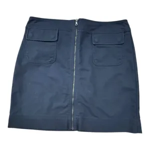 Skirt Midi By Ann Taylor In Navy, Size:12P