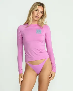 Sol Searcher Long Sleeve Rashguard - Bright Rose Billabong