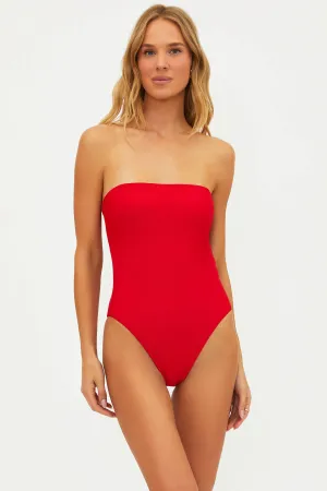 Stassia One Piece Red Beach Riot