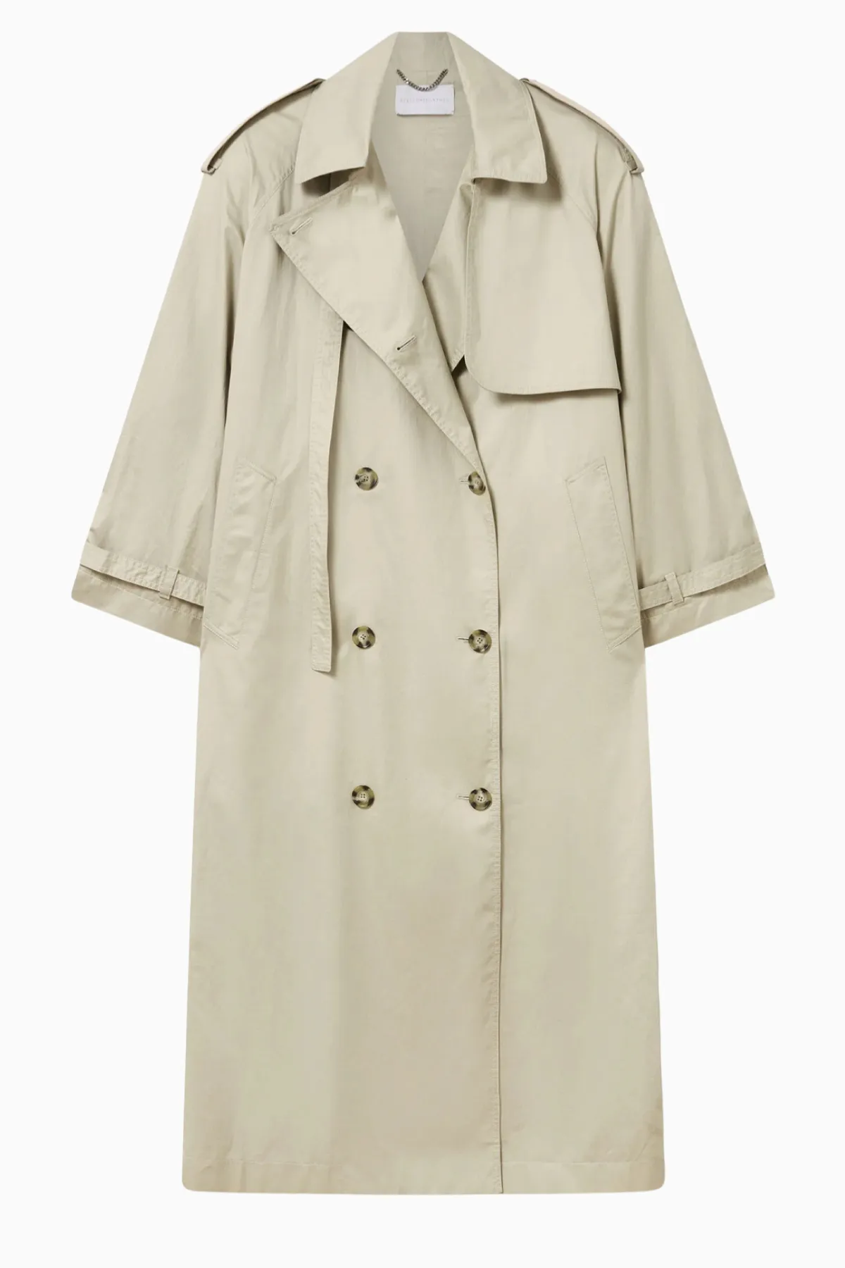 Stella McCartney Padded Shoulder Trench - Pebble MCCARTNEY