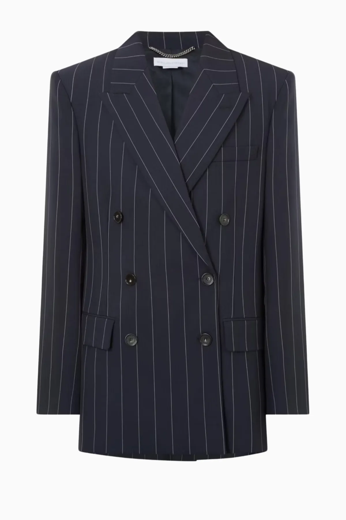 Stella McCartney Wide Pinstripe Blazer - Ink MCCARTNEY