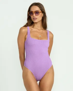 Summer High Square Neck One-Piece Swimsuit - Paradise Purple Billabong