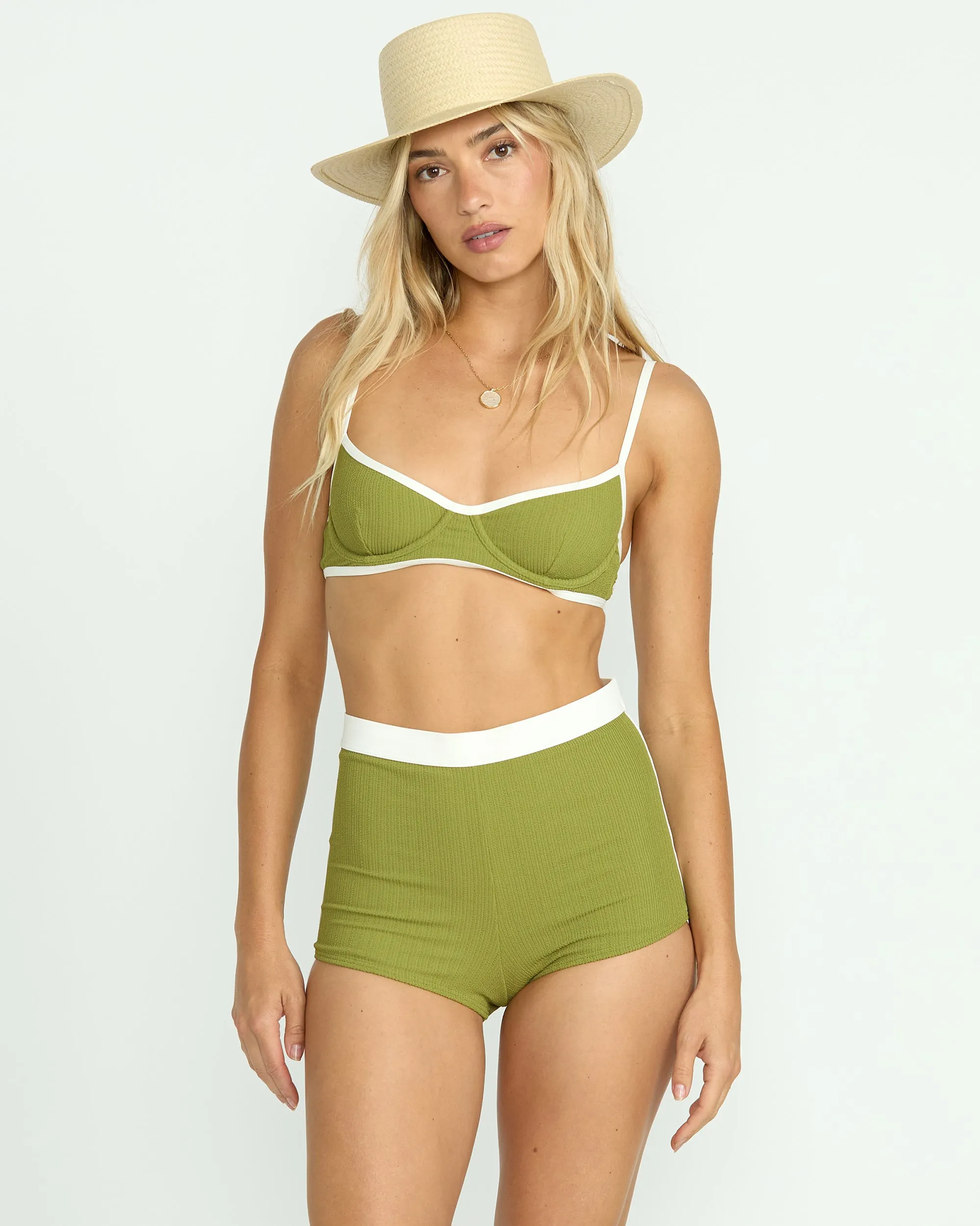 Sunrays Tami Underwire Bikini Top - Ranger Green Billabong